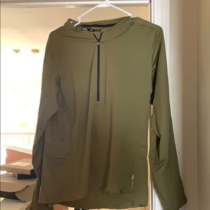 REI Men’s Large quarter zip workout long sleeve